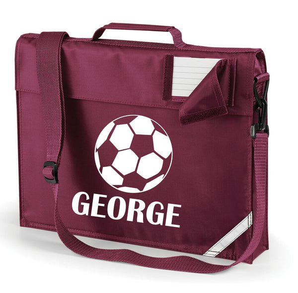 Cartable de football personnalisé avec sangles 