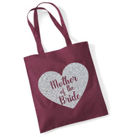 Mother of The Bride Tote Bag with Sparking Print
