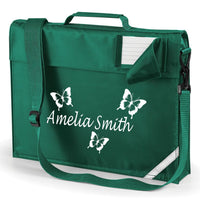 Cartable papillon personnalisé avec bandoulière 