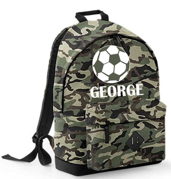 Personalised Football Backpack
