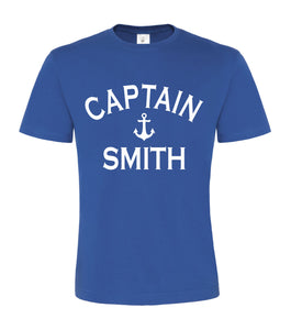 Personalised Captain Unisex T-Shirt