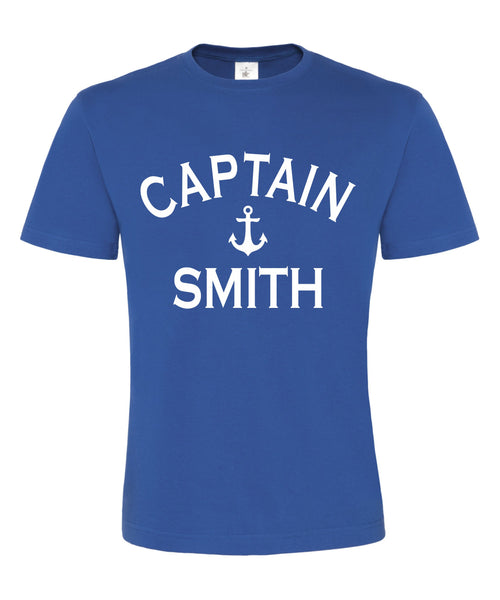 T-shirt unisexe capitaine personnalisé 