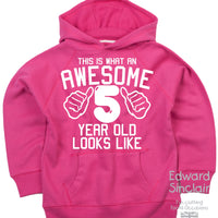 Sweat à capuche personnalisé Voici à quoi ressemble un super garçon de 5 ans