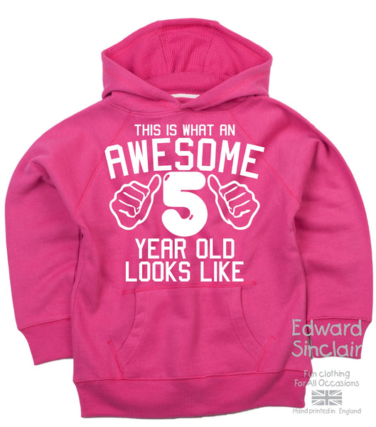 Sweat à capuche personnalisé Voici à quoi ressemble un super garçon de 5 ans