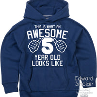 Sweat à capuche personnalisé Voici à quoi ressemble un super garçon de 5 ans