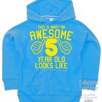 Sweat à capuche personnalisé Voici à quoi ressemble un super garçon de 5 ans