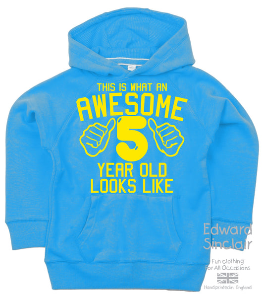 Sweat à capuche personnalisé Voici à quoi ressemble un super garçon de 5 ans