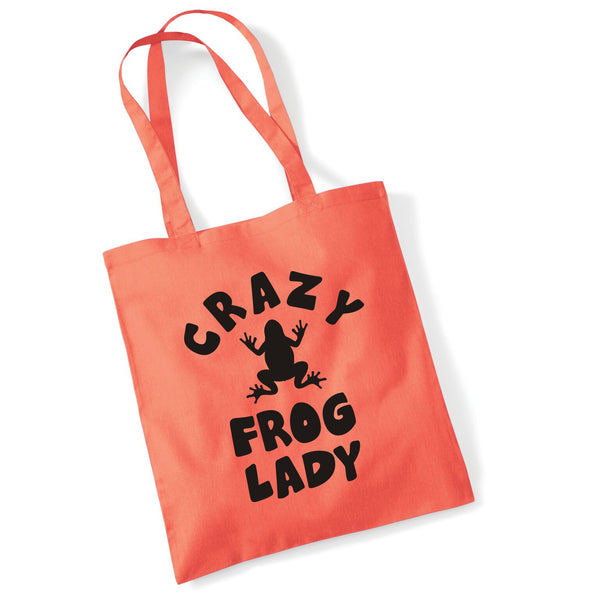 Crazy Frog Lady Tote Bag