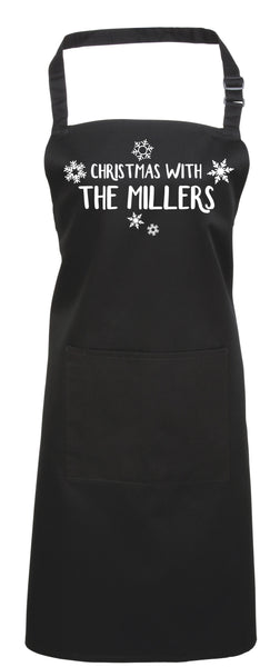 Personalised Christmas with The (Surname) Apron