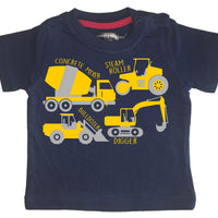 Construction Collage Children's T-shirt (Digger, bulldozer & more)