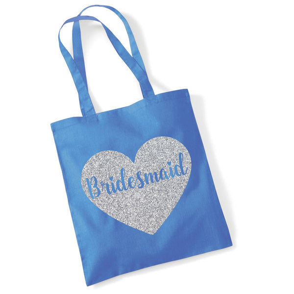 Bridesmaid Tote Bag in Sparkling Print