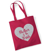 Mother of The Bride Tote Bag with Sparking Print
