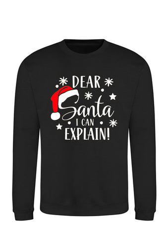 Cher Père Noël, je peux expliquer Sweatshirt