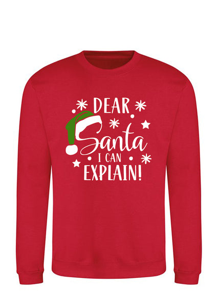 Cher Père Noël, je peux expliquer Sweatshirt