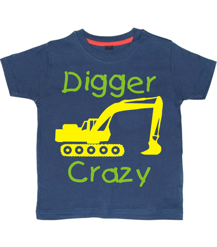 Digger Crazy Children's T-shirt