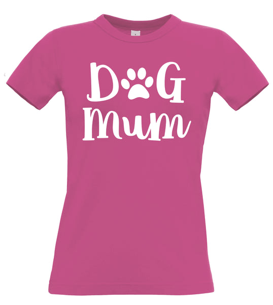 T-shirt ajusté pour femme Dog Mum 