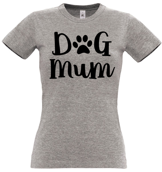 T-shirt ajusté pour femme Dog Mum 