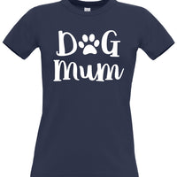 Dog Mum Fitted Women's T Shirt