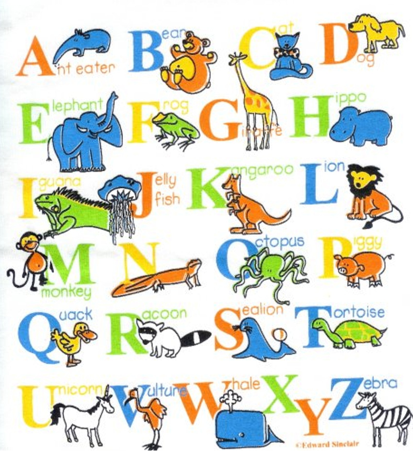 Alphabet ABC Animal T-shirt enfant