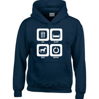 Eat Sleep Ride Repeat Horsey Hoodie