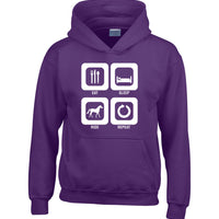 Eat Sleep Ride Repeat Horsey Hoodie