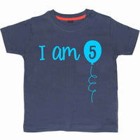 I Am 5 Children's Birthday T-Shirt