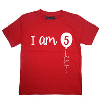 I Am 5 Children's Birthday T-Shirt