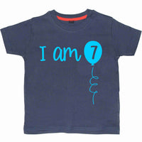 J'ai 7 ans T-shirt d'anniversaire pour enfants 