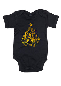 My First Christmas (D2) Baby Bodysuit