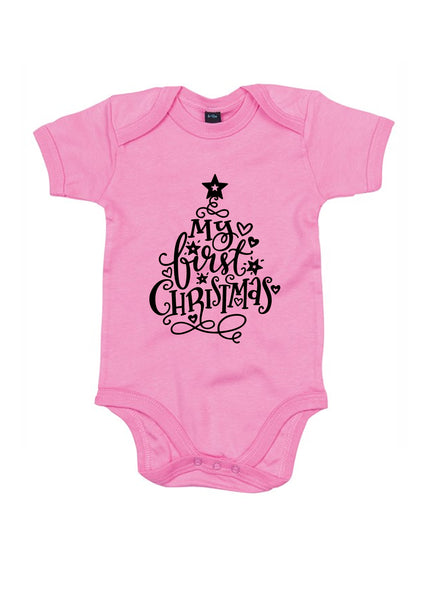 My First Christmas (D2) Baby Bodysuit