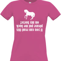 If You Can Read This Women's Fitted T Shirt