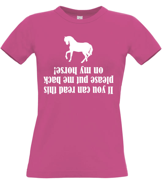If You Can Read This Women's Fitted T Shirt
