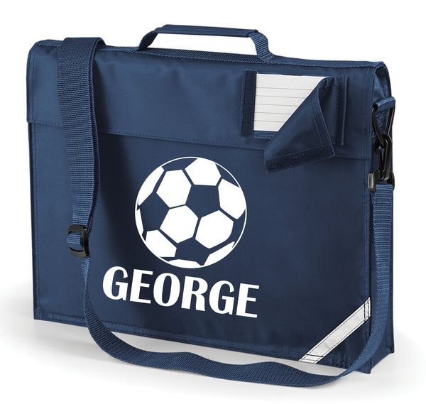 Personalised Football Bookbag with Straps
