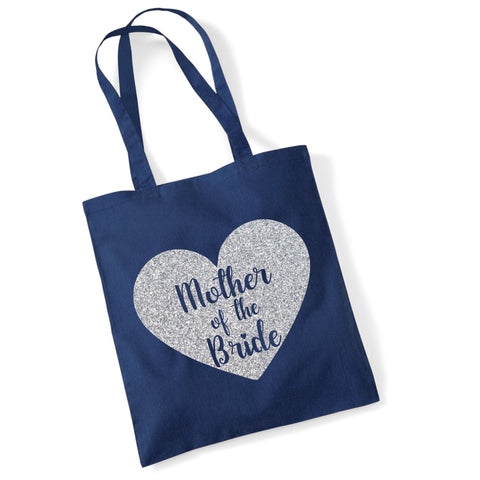 Mother of The Bride Tote Bag with Sparking Print