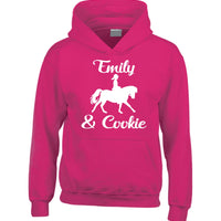 Edward Sinclair Personalised Horse and Rider (Design 2) Horse Riding Hoodie