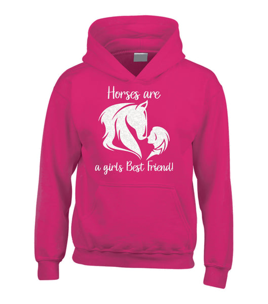 Horse are a girl's best friend (D3) horse hoody