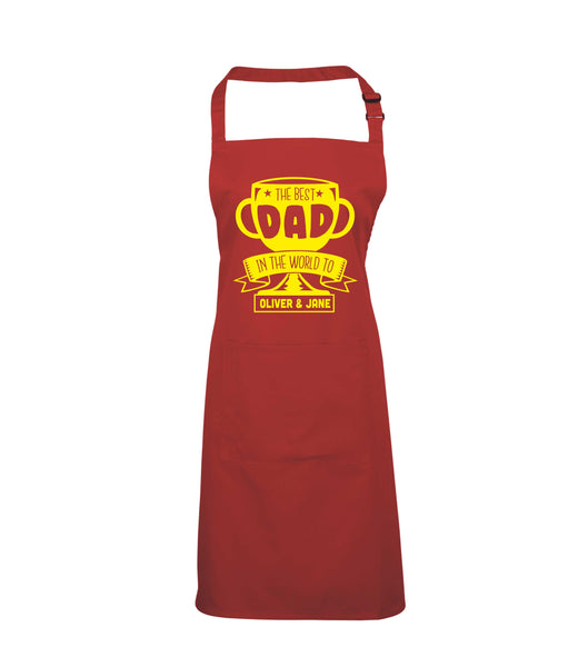 Personalised Best Dad in the World to... Apron