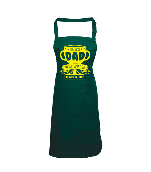 Personalised Best Dad in the World to... Apron