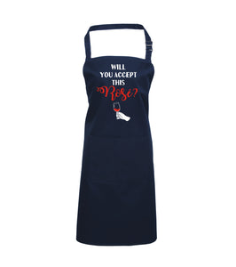 Will You Accept this Rosé Apron