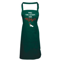 Will You Accept this Rosé Apron