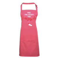 Will You Accept this Rosé Apron