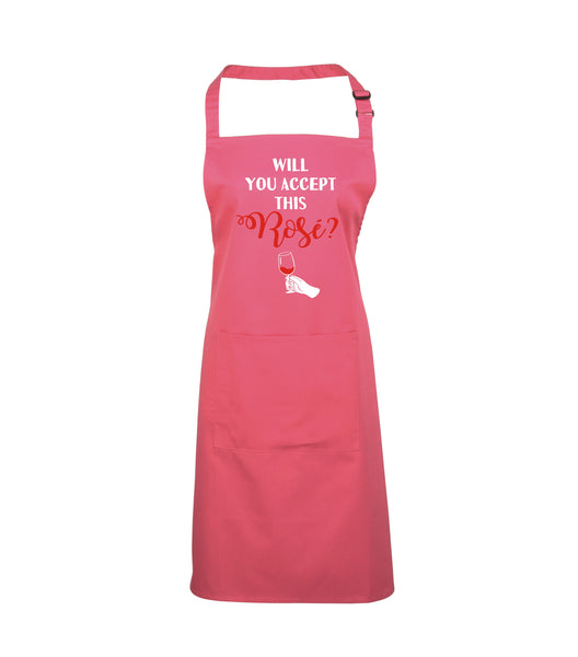 Will You Accept this Rosé Apron