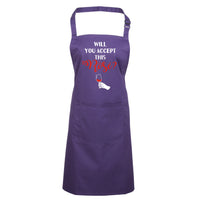 Will You Accept this Rosé Apron