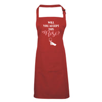 Will You Accept this Rosé Apron