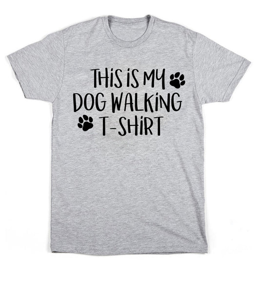 C'est mon chien qui marche T-shirt T-shirt unisexe 