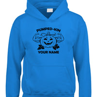 Pumped-kin Personalised Hoodie with White and Red Print