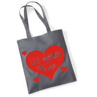 Be Wine Valentines Day Tote Bag