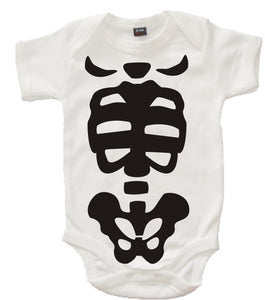 Body bébé Halloween squelette