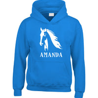 Personalised Horse Head & Name Hoodie