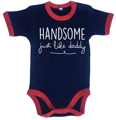 Handsome (Just Like Daddy) Baby Bodysuit